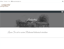 Tablet Screenshot of landgasthof-achtruper-stuben.de
